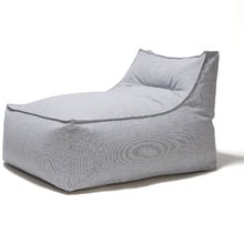 2 Piece Grey Panza Outdoor Bean Bag Lounge Cover Set